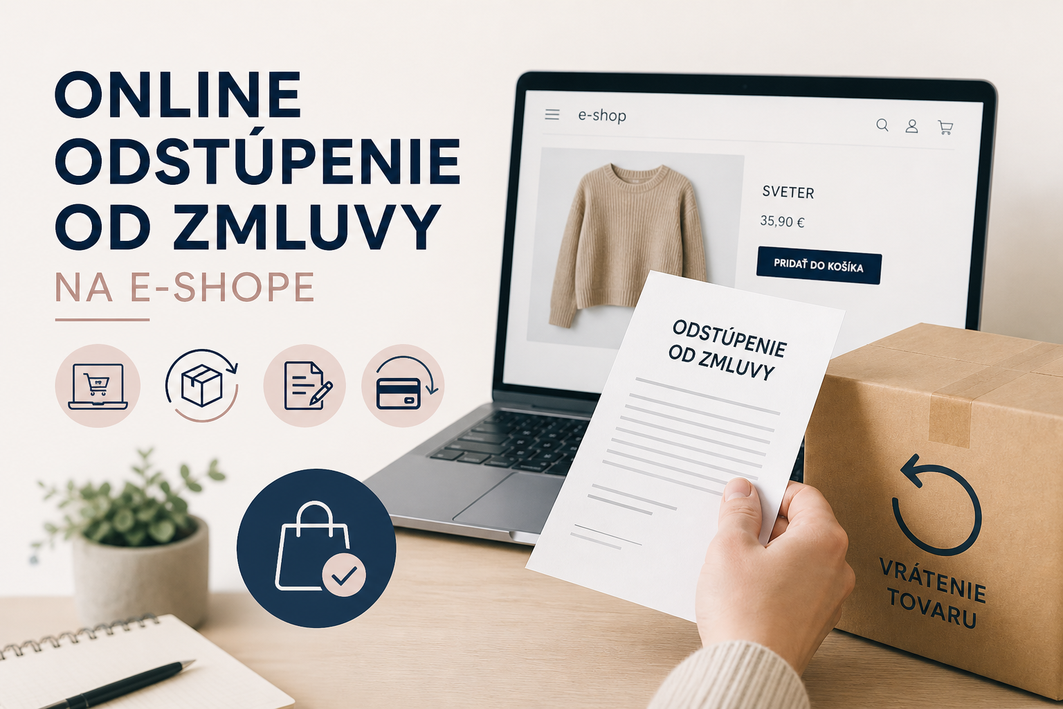Odstúpenie od zmluvy na e‑shope po novom od júna 2026